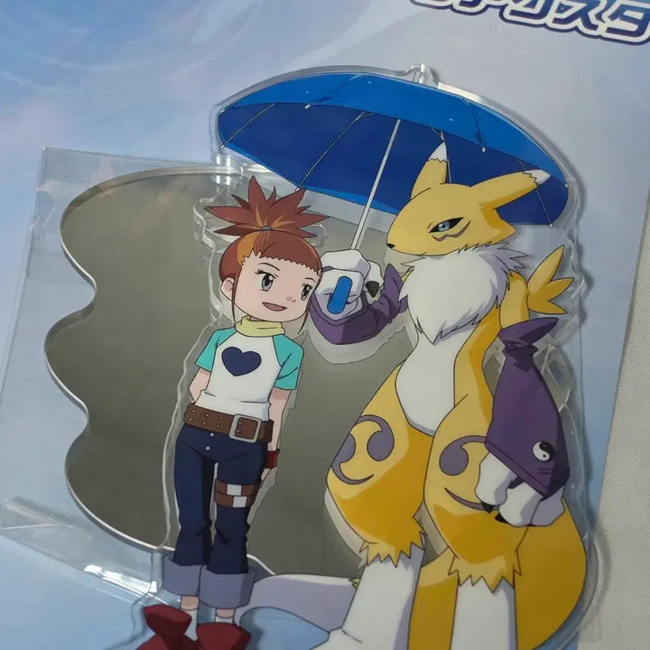 [BUNJANG] Digimon Tamers Sena &amp; Renamon Water Puddle Acrylic Stand (Sealed) / 디지몬테이머즈 세나 &amp; 레나몬 물웅덩이 아크릴스탠드 미개봉
