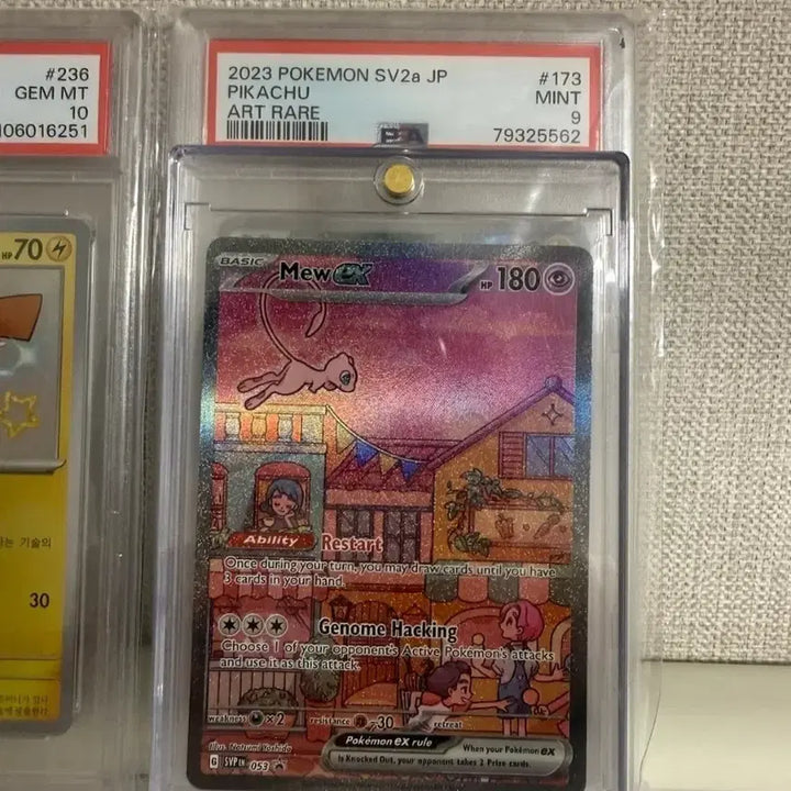[BUNJANG] Mew EX (North American Edition) &amp; Pikachu (Japanese Edition) Graded Cards / 북미판 뮤 , 일판 피카츄 등카판매