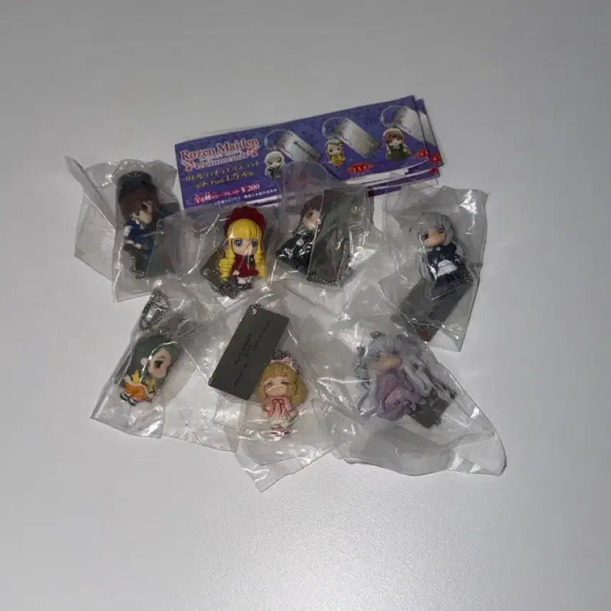[BUNJANG] Rozen Maiden Little Figure Mascot Classic Keyring Gacha Bundle Set (Sealed) / [미개봉] 일괄 로젠메이든 리틀피규어 마스코트 고전 키링 가챠 일괄