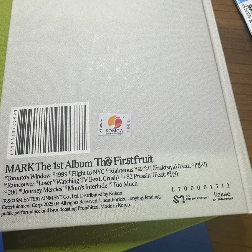 [BUNJANG] NCT Mark The Firstfruit Square Flap Version Set (Sealed) + Photobook Set (Unsealed) / 마크 1집 앨범 The Firstfruit Square Flap 버전 세트 미개봉 + 포토북 세트 개봉