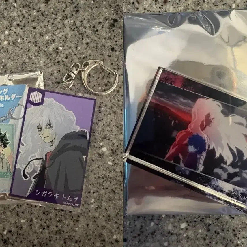 [BUNJANG] My Hero Academia Shigaraki Acrylic Goods Set / 나히아 히로아카 아크릴 굿즈 시가라키 굿즈 세트