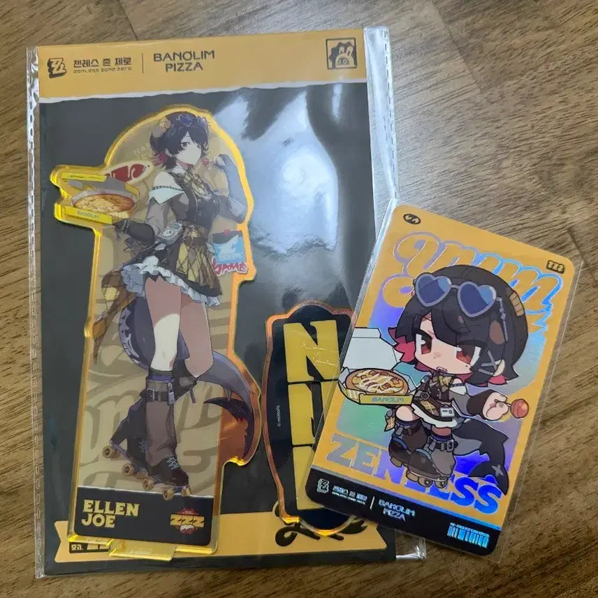 [BUNJANG] Zenless Zone Zero Ellen Acrylic Stand + Photocard / 엘렌 젠레스존제로 반올림피자 굿즈 아크릴 스탠드 + 포토카드