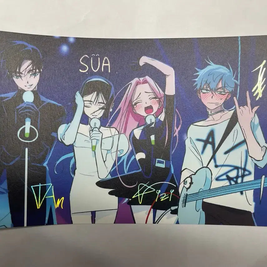 [BUNJANG] A-STAY 1st Anniversary Group Signed Postcard / 에이스테 서일페 1주년 단체 사인 엽서