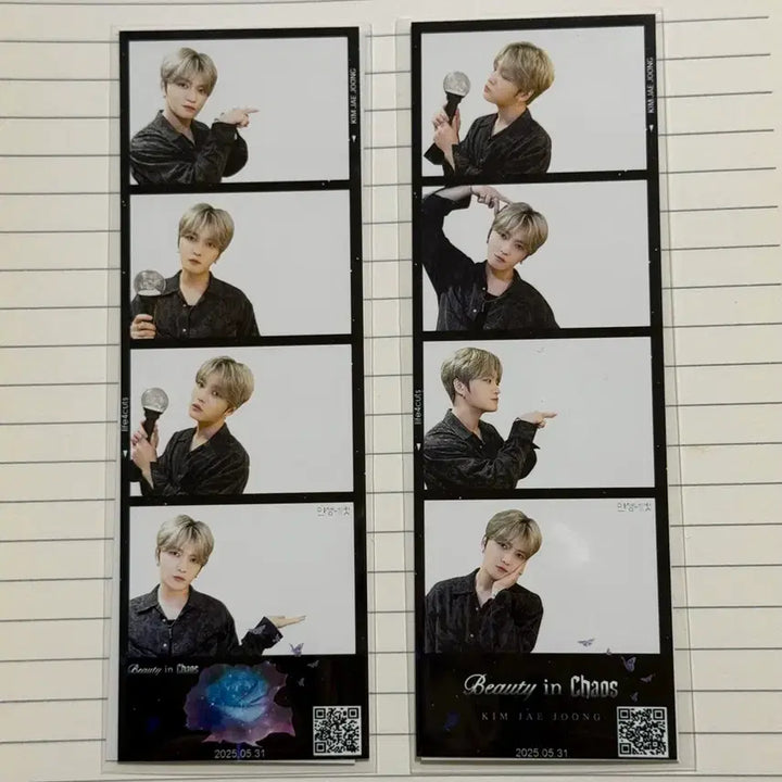 [BUNJANG] Kim Jaejoong Beauty in Chaos Japan Limited "Life Four Cuts" Frame Set / 김재중 뷰인카 일본 한정 인생네컷 프레임