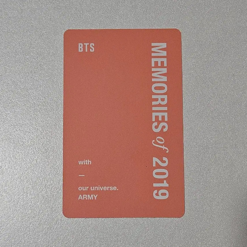 [BUNJANG] BTS Suga 2019 Memories Photocard / 2019 메모리즈 윤기 포카 방탄 bts poca pc 슈가