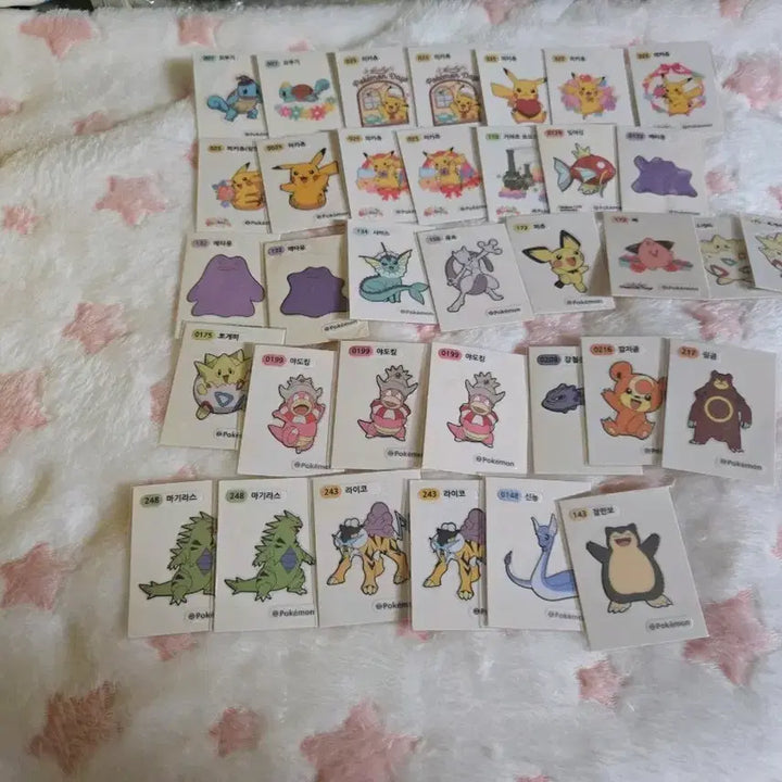 [BUNJANG] Pokemon Stickers Bundle Set / 포켓몬 띠부씰 일괄로 판매합니다 급처