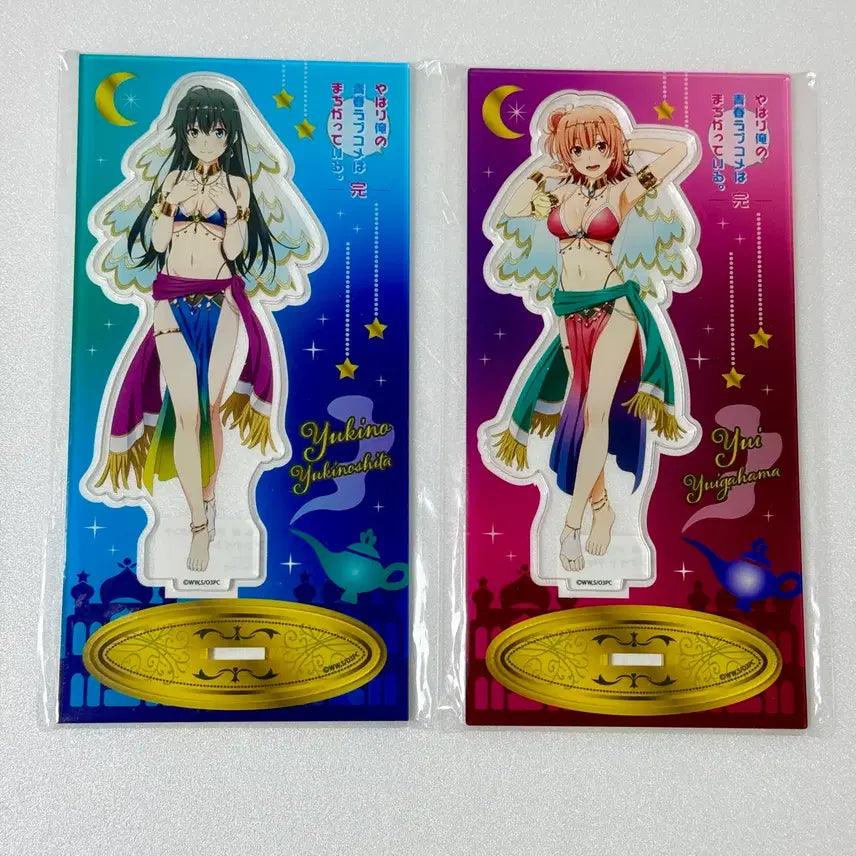 [BUNJANG] My Youth Romantic Comedy Is Wrong, As I Expected. Arabian Nights Yukino &amp; Yui Acrylic Stand (Sealed) / 미개봉)아라비안나이트 유키노시타+유이 아크릴스탠드 내청코 역내청