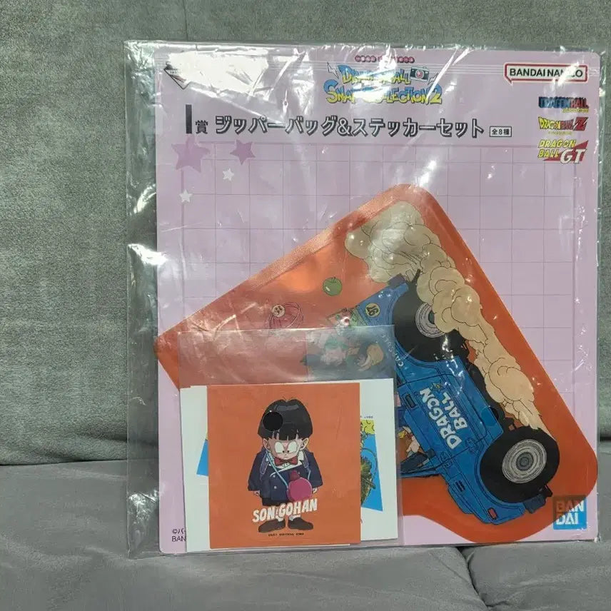 [BUNJANG] Dragon Ball Snap Collection Series I Zipper Bag &amp; Sticker Set / 드래곤볼 스냅 컬렉션 I상 지퍼백 &amp; 스티커