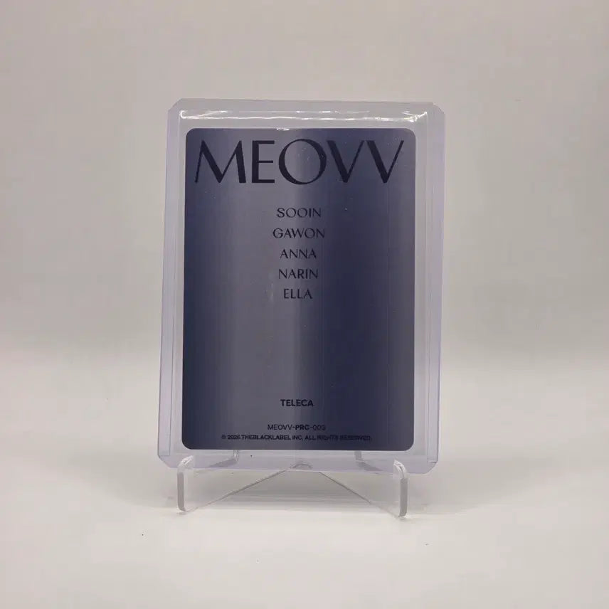[BUNJANG] Teresa Mei MEOVV Anna Promo Autographed Card / 테레카 미야오(MEOVV) 안나 프로모 오토 싸인 카드
