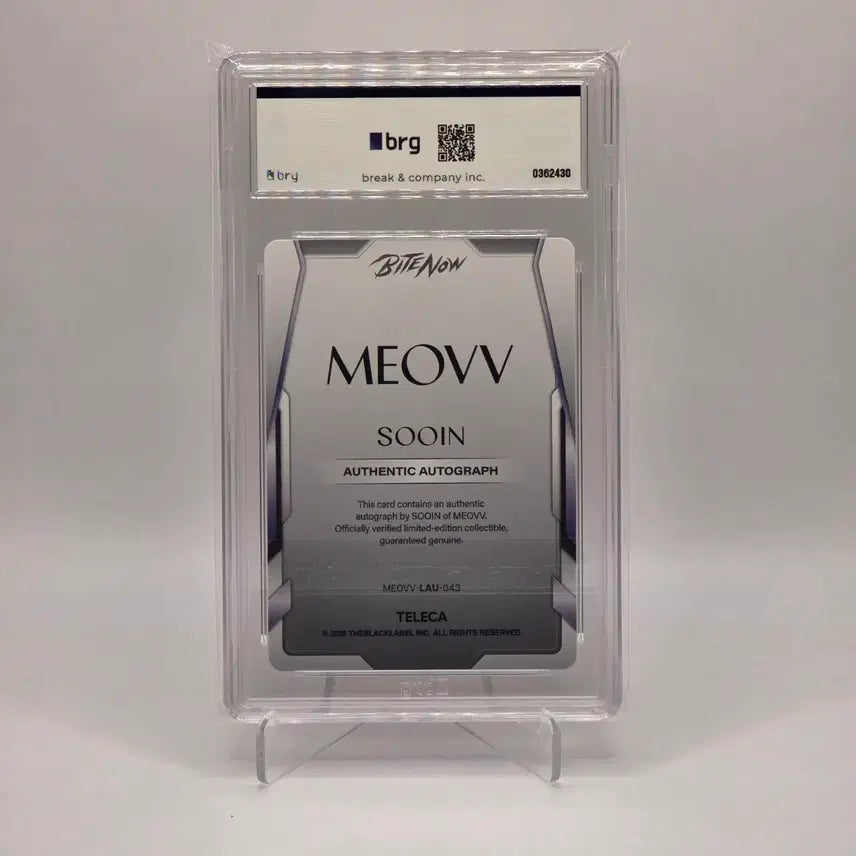 [BUNJANG] MEOVV "Theresa Miao" Furry Auto Graded Card / 테레카 미야오(MEOVV) 수인 오토 싸인 등급 카드