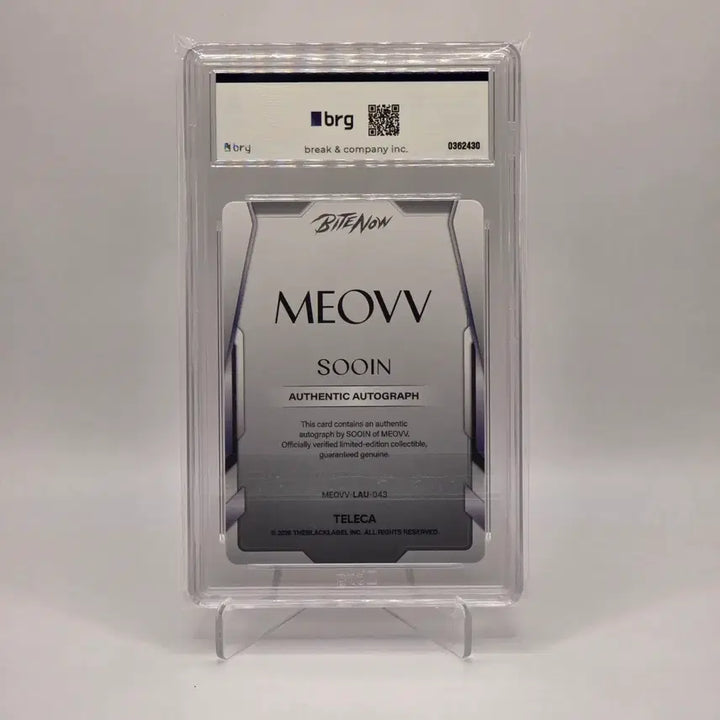 [BUNJANG] MEOVV "Theresa Miao" Furry Auto Graded Card / 테레카 미야오(MEOVV) 수인 오토 싸인 등급 카드
