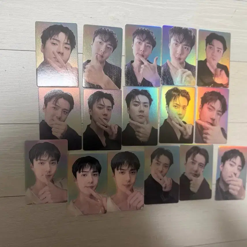 [BUNJANG] EXO Sehun China Magazine Photocard, Polaroid, Mini Poster, Badge Set / 엑소 세훈 중국 잡지 포토카드 폴라로이드 미니포스터 뱃지