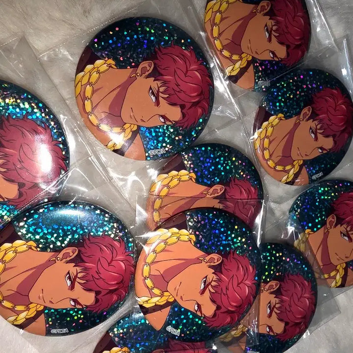[BUNJANG] Paradox Live Gaho Zenglitter Can Badge Bundle Set (10pcs) / 일괄] 파라독스라이브파라라이 가호 젠글리터 캔뱃지 10개 일괄 아캉야츠라 돈키호테 콜라보 굿즈