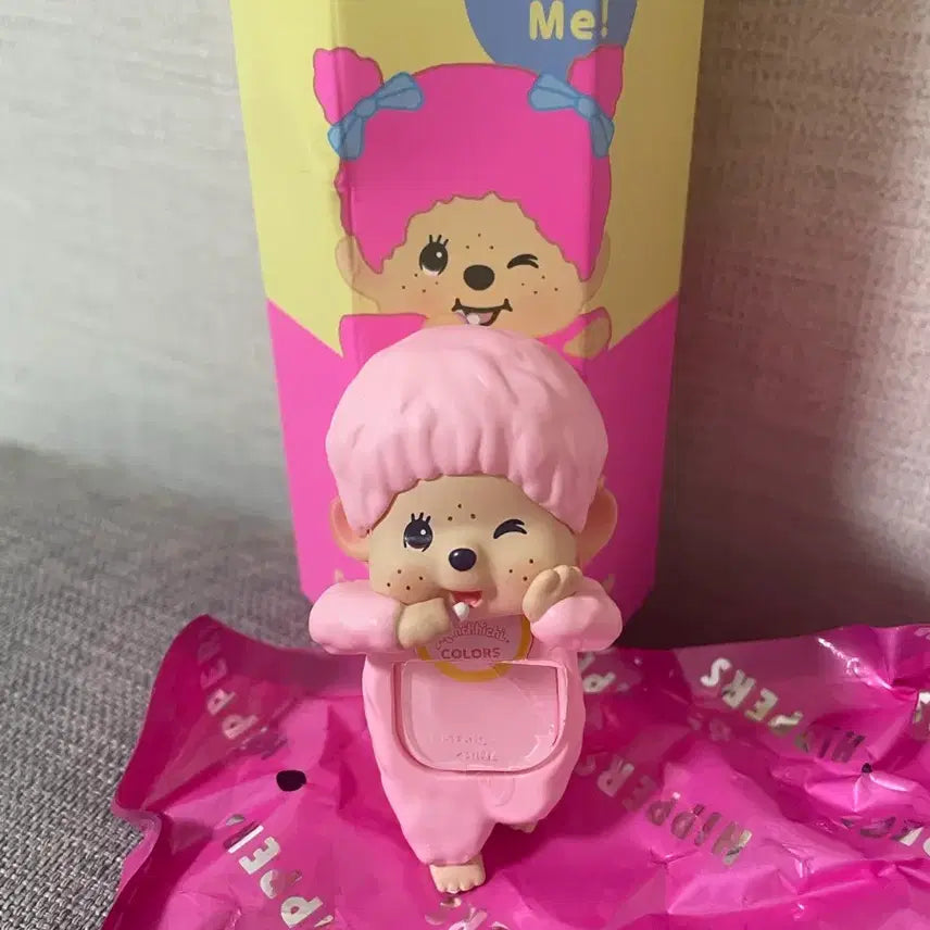 [BUNJANG] Monchhichi Hyper Colors Wink Pink Plush / 몬치치 히퍼 컬러즈 윙크 핑크 가격내림x