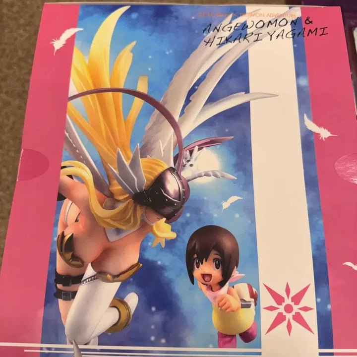[BUNJANG] Digimon Adventure Angemon &amp; Hikari Yagami Figure (Sealed) / 미개봉) 디지몬 어드벤처 엔젤우몬 &amp; 야가미 히카리 피규어