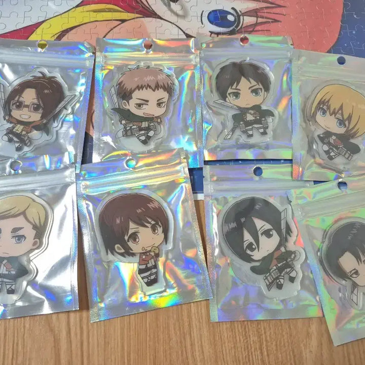 [BUNJANG] Attack on Titan Acrylic Stand &amp; Mini Acrylic Bundle Set / (비공식)진격의 거인 아크릴 스탠드&amp;미니 아크릴 일괄