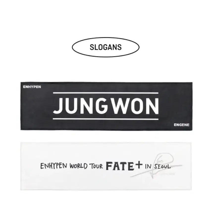 [BUNJANG] ENHYPEN Fate Plus Jungwon Slogan + Photocard / 탈덕) 엔하이픈 페이트 플러스 양정원 슬로건 + 포카