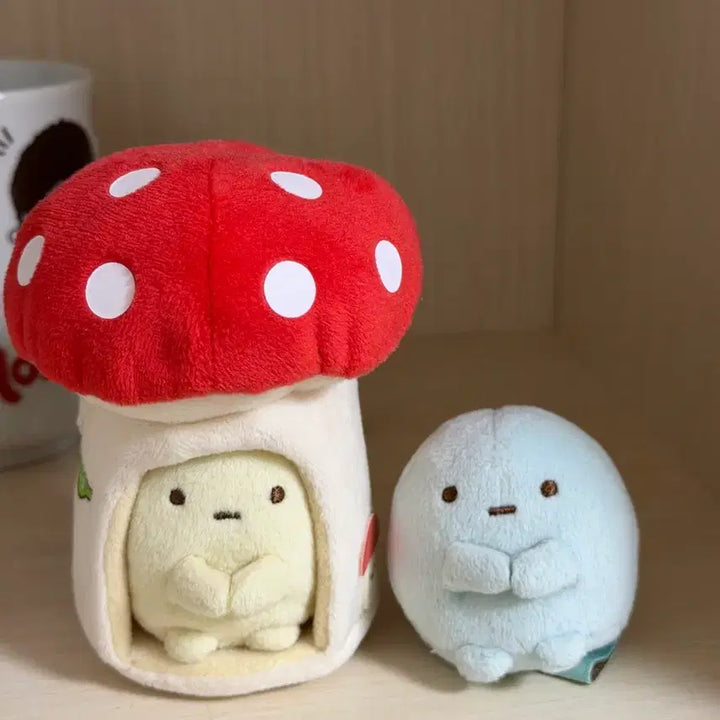 [BUNJANG] Sumikko Gurashi Tapioca Mushroom House Bundle Set / 스밋코구라시 타피오카 인형 버섯집 일괄