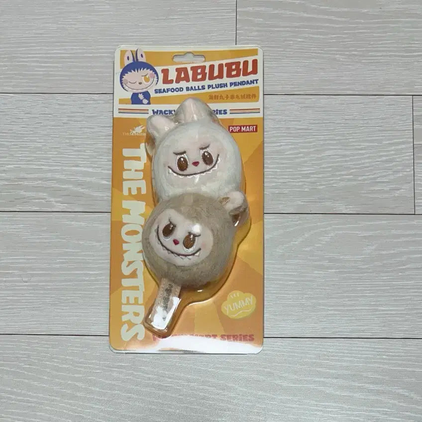 [BUNJANG] Pop Mart Labubu Fish Cake Skewer Plush Keychain / 팝마트 라부부 어묵 꼬치 인형 키링
