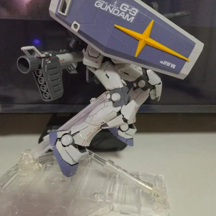 [BUNJANG] Bandai MG RX-78-2 Gundam Gray Limited Edition Model Kit / 반다이 mg 퍼스트 건담  그레이색상 한정판 조립후 전시