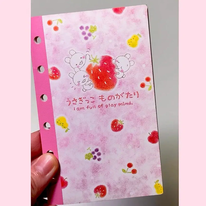 [BUNJANG] Heisei Retro Fruit Rabbit Sticker Book / 헤이세이 고전 토끼 씰북 고전문구 일본문구 헤이세이레트로 과일토끼 스티커북 고전지류