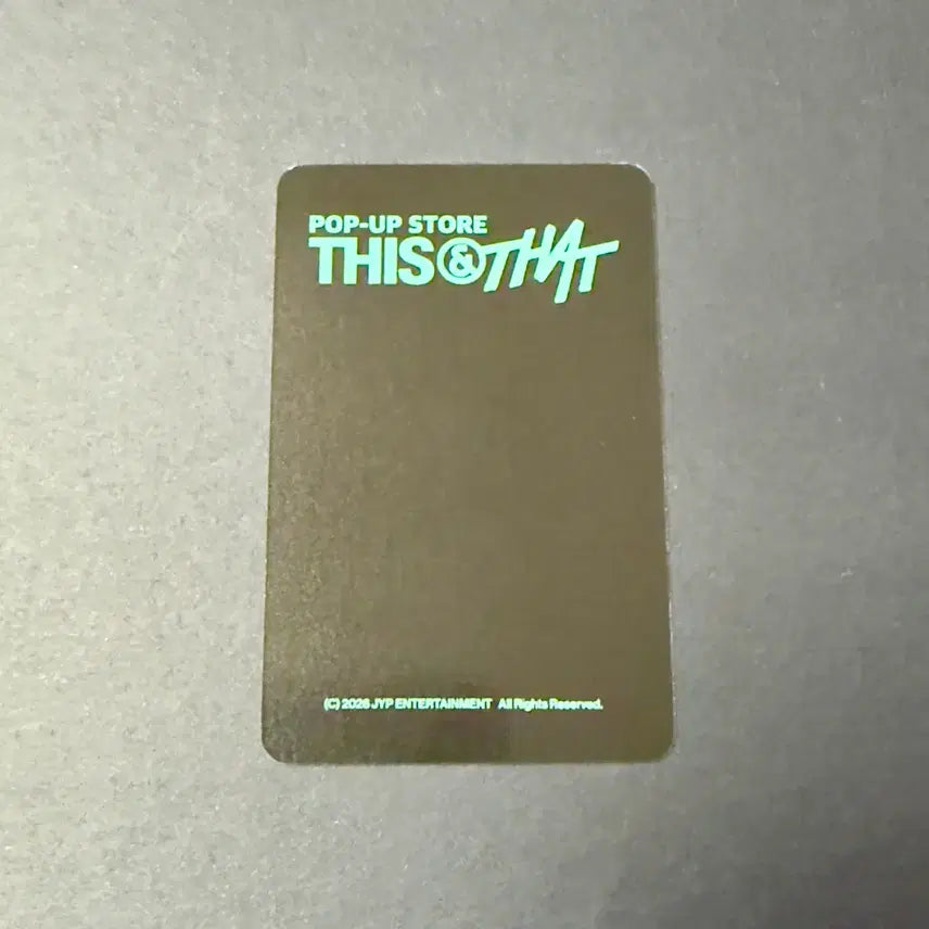 [BUNJANG] Stray Kids Changbin THIS&amp;THAT Lucky Draw Photocard / 스트레이키즈 창빈 디스앤댓 팝업 럭드 THIS&amp;THAT