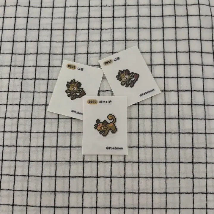 [BUNJANG] Pokemon Pixel Sticker Naong Pershion / 포켓몬 픽셀 띠부씰 나옹 페르시온