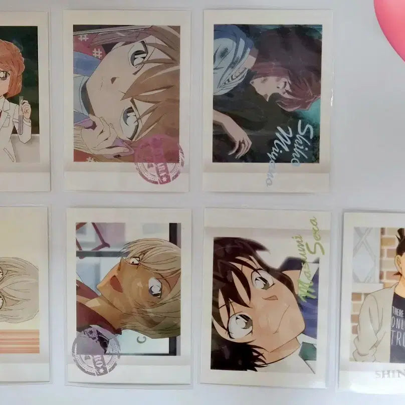 [BUNJANG] Detective Conan Pascha Card Set (Kaito Kaito, Rei, Rose, Haibara, Shinichi, Sera) / 명탐점 코난 파샤 일괄 안기준 레이 장미 하이바라 남도일 신이치 세라
