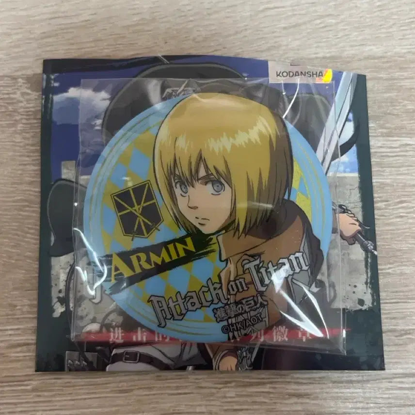 [BUNJANG] Attack on Titan Armin/Eren Pin Badge Bundle / 진격의 거인 핀뱃지 아르민/에렌 일괄