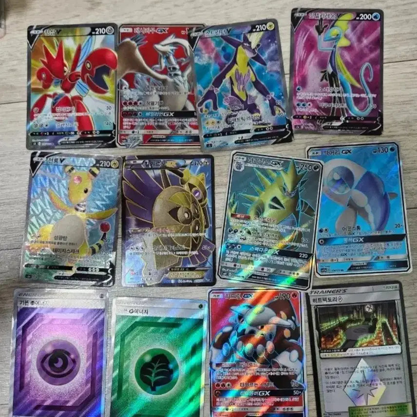 [BUNJANG] Pokemon Cards (GX, V, VMAX) - 70 Card Bundle / 포켓몬카드 gx v vmax 등 70장 급처해요