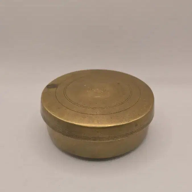 [BUNJANG] Brass Lacquerware Bowl Antique / 민속품 놋쇠 유기 합 골동품