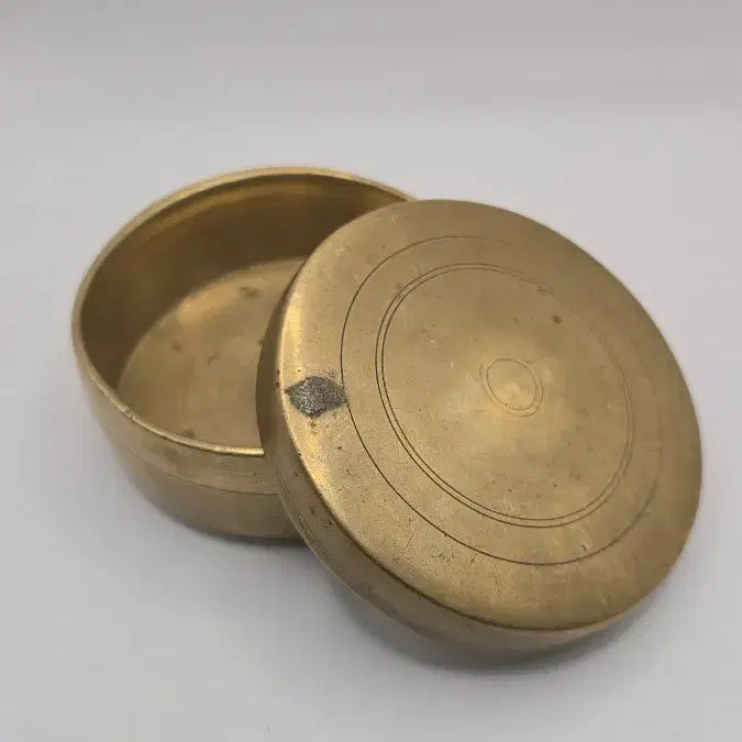 [BUNJANG] Brass Lacquerware Bowl Antique / 민속품 조선후기 놋쇠 유기 합 골동품