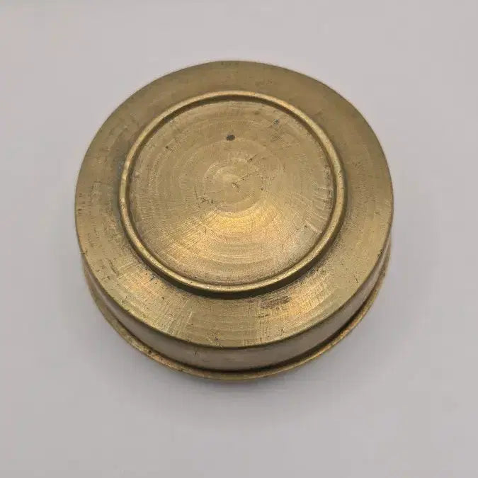 [BUNJANG] Brass Lacquerware Bowl Antique / 민속품 놋쇠 유기 합 골동품