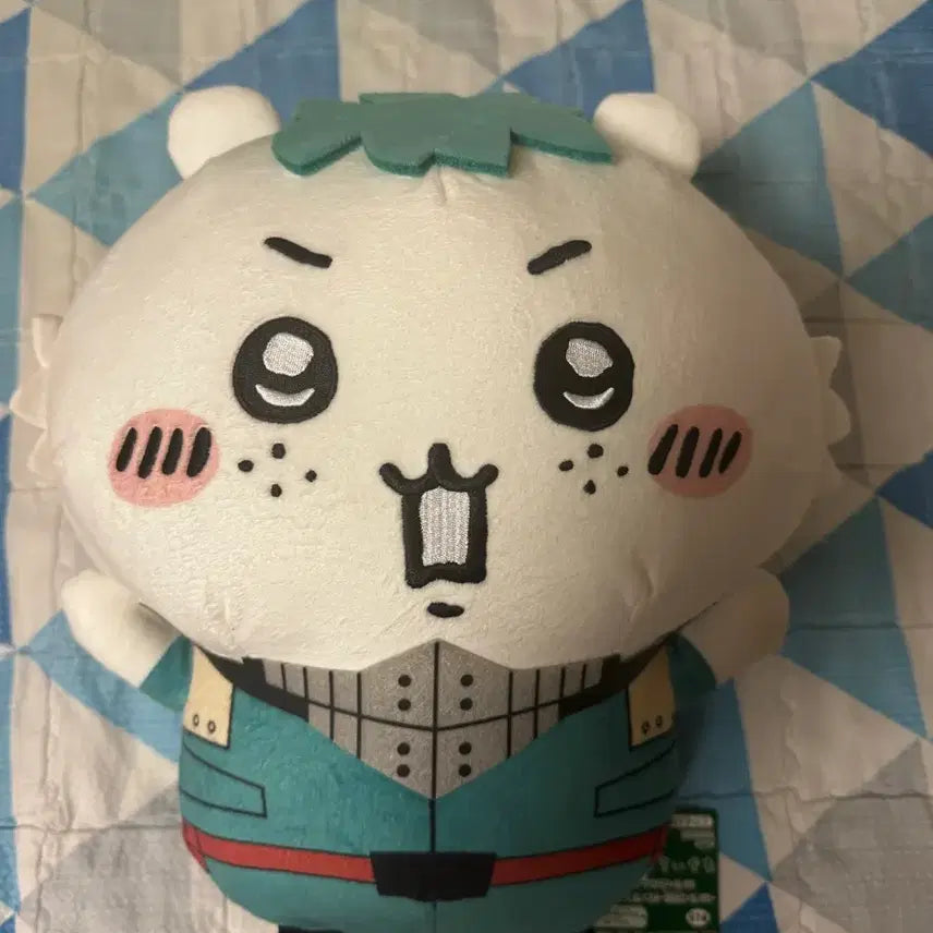 [BUNJANG] My Hero Academia x Chiikawa Izuku Midoriya Collaboration 30cm Plush Doll / 나히아 히로아카 미도리야 치이카와 콜라보 30cm 인형
