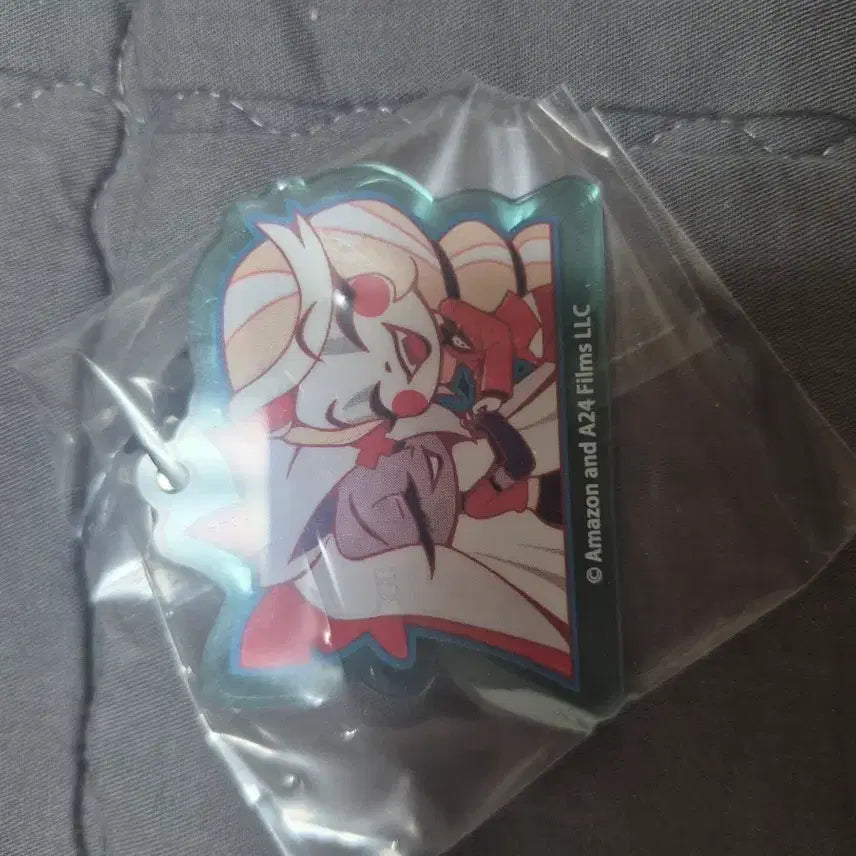 [BUNJANG] Hazbin Hotel Charlie Baggy Keychain / 해즈빈 팝업 키링 찰리 배기 교환 판매