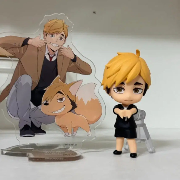 [BUNJANG] Miya Atsumu Acrylic Stand Mini Nendoroid Figure / 하이큐 미야아츠무 아크릴스탠드 미니넨도 피규어 이나리자키