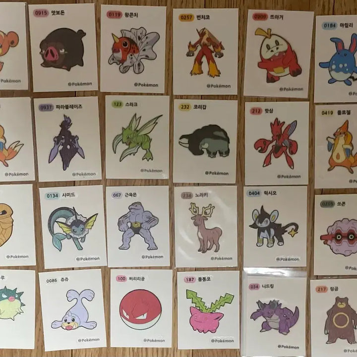 [BUNJANG] Pokemon Stickers Halloween 30th Anniversary / 포켓몬 띠부씰 띠부실 포켓몬스터 포캣몬 판매 할로윈 30주년