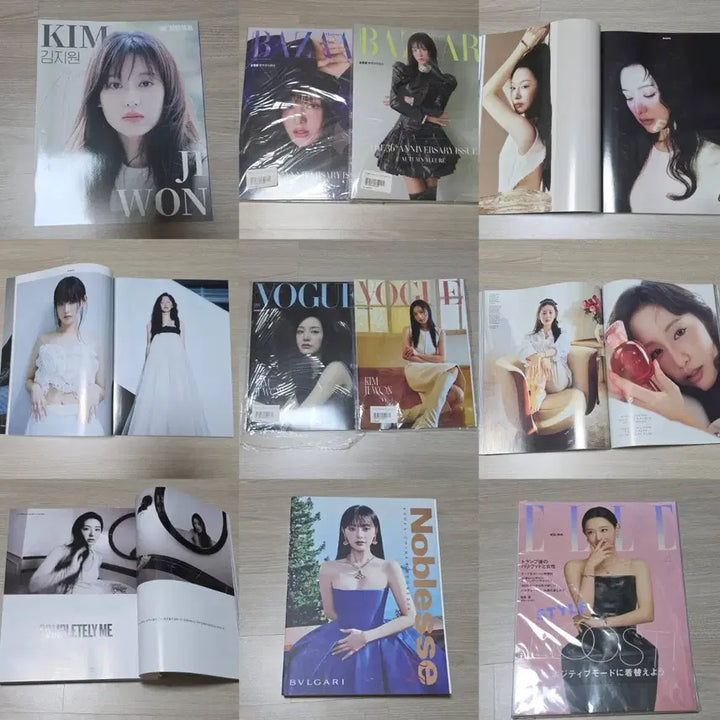 [BUNJANG] Kim Jiwon Fan Cafe Event Bundle Set: Photocard, Goods, Magazines / 김지원 팬카페 이벤트 포카+굿즈+ 잡지 일괄(16일까지 35.0)