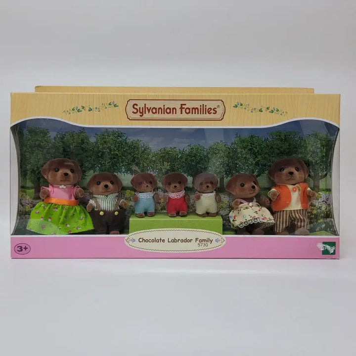 [BUNJANG] Sylvanian Families Chocolate Labrador Retriever Family Set - Sealed / 단종)실바니안 초콜릿 래브라도 리트리버 대가족  올드 미개봉