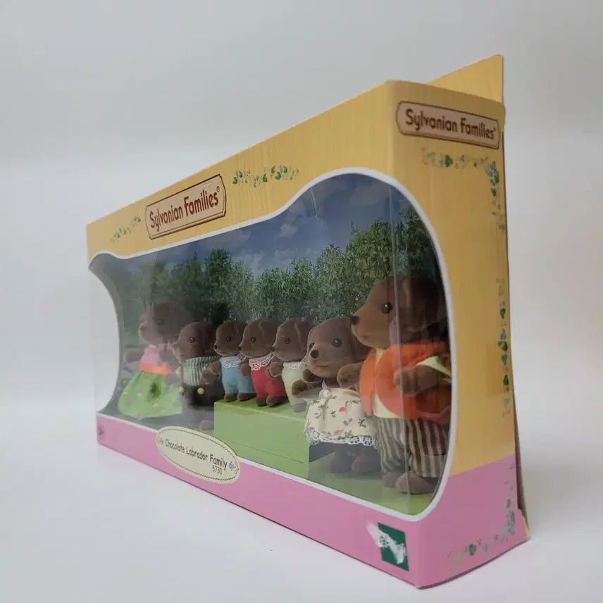 [BUNJANG] Sylvanian Families Chocolate Labrador Retriever Family Set - Sealed / 단종)실바니안 초콜릿 래브라도 리트리버 대가족  올드 미개봉