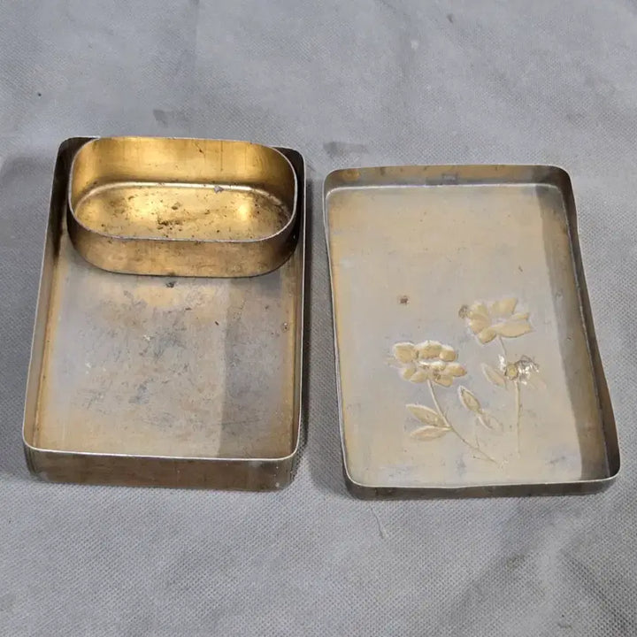 [BUNJANG] 1950s-1960s Vintage Aluminum Lunch Box / 1950-60년대 .추억의 양은 도시락
