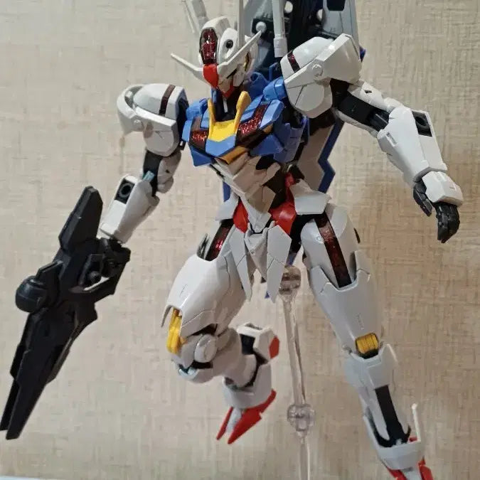 [BUNJANG] Full Mechanics (FM) Gundam Aerial - 1/100 Scale - Bandai Original - Assembled - Unused Decals / 풀메카닉스(FM) 에어리얼 건담 가조립 (반다이 정품, 풀구성 / 미사용 데칼)