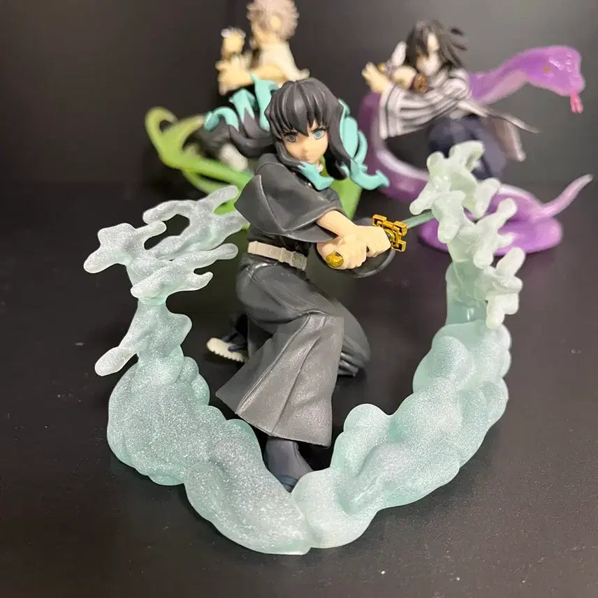 [BUNJANG] Demon Slayer Unsealed Figure Set - Sanemi, Iguro, Muichiro / 개봉품세트 귀멸의칼날 피규어 사네미 이구로 오바나이 무이치로 피규어