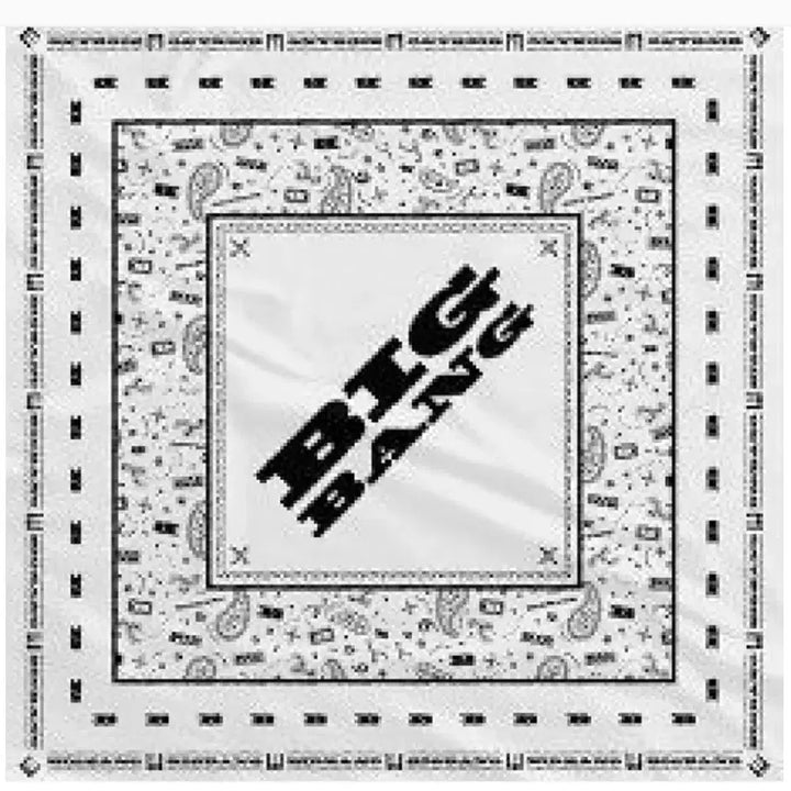 [BUNJANG] BIGBANG XX : Cosmos Twilly Scarf Black / 빅뱅 2026-2027 월드 투어 XX : 코스모스 트윌리 스카프 블랙