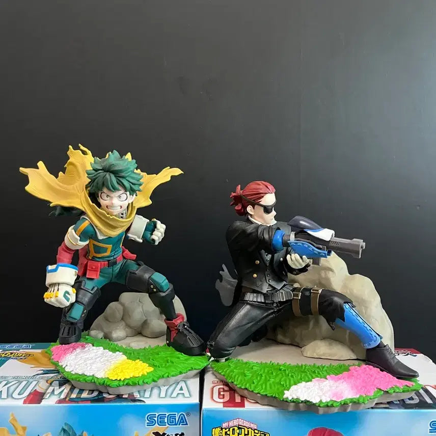 [BUNJANG] My Hero Academia Izuku Midoriya &amp; Shoto Todoroki Julio X-ROS LINK Figure (Unsealed) / 개봉품 나의히어로아카데미아 미도리야 피규어 줄리오 피규어 미도리야줄리오 피규어 엑스로스링크