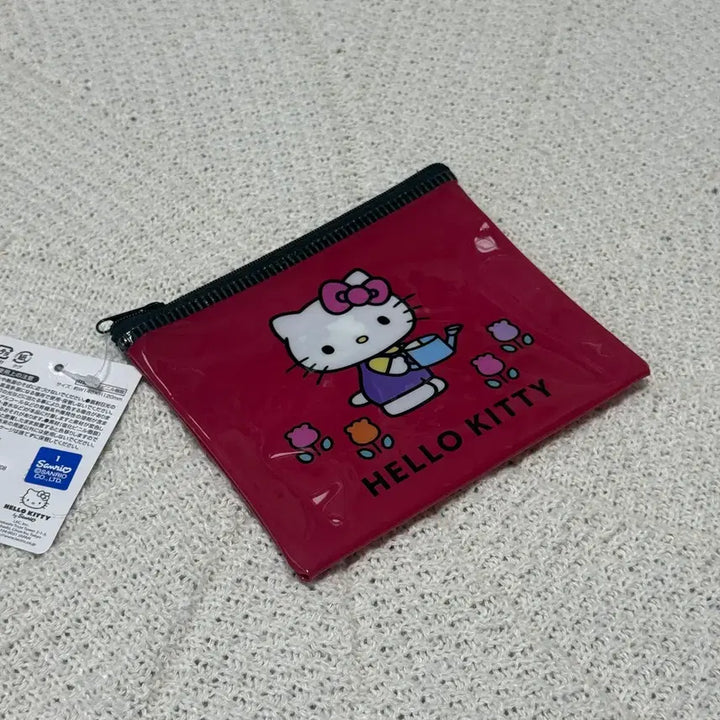 [BUNJANG] Sanrio Hello Kitty Retro PVC Flat Pouch / 산리오 헬로키티 레트로 PVC 플랫 파우치