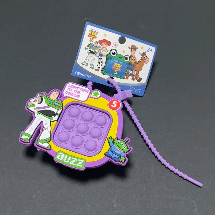 [BUNJANG] Disney Pixar Toy Story 5 Buzz Lightyear Push Pop Pop It Fidget Toy / 정품 토이스토리 5 버즈 푸쉬팝 팝잇