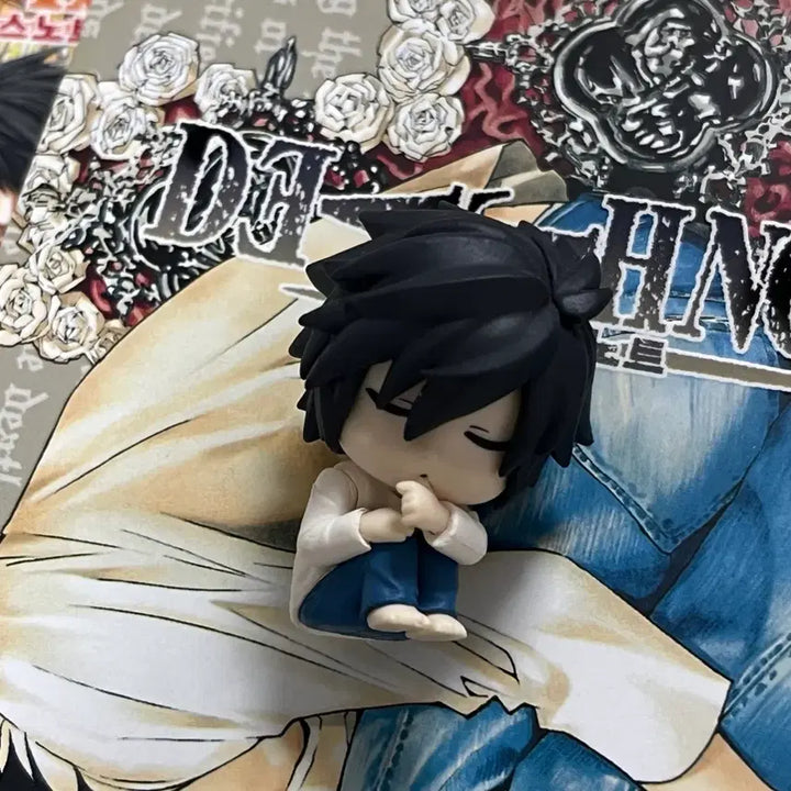 [BUNJANG] Death Note L Nemuraseta + Manga Set / 데스노트 엘 네무라세타이+만화책 set