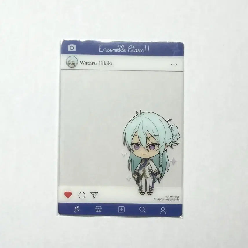 [BUNJANG] Ensemble Stars! Moban Pop-up Spotlight on Stage Special Clear Card Hibiki Wataru / 앙스타 모펀 팝업 스포트라이트 온 스테이지 테마 특전 포토카드 7만원 특전 클리어카드 투명 클카 히비키 와타루