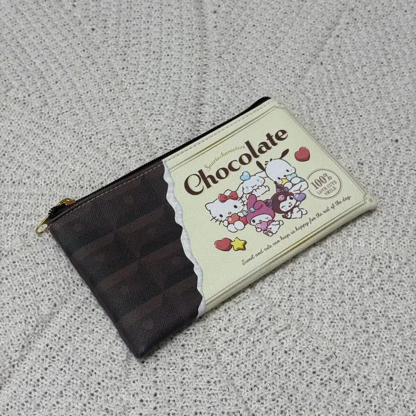[BUNJANG] Sanrio Characters Chocolate Flat Pouch - Secret Version / 산리오캐릭터즈 초콜릿 플랫 파우치 - 시크릿
